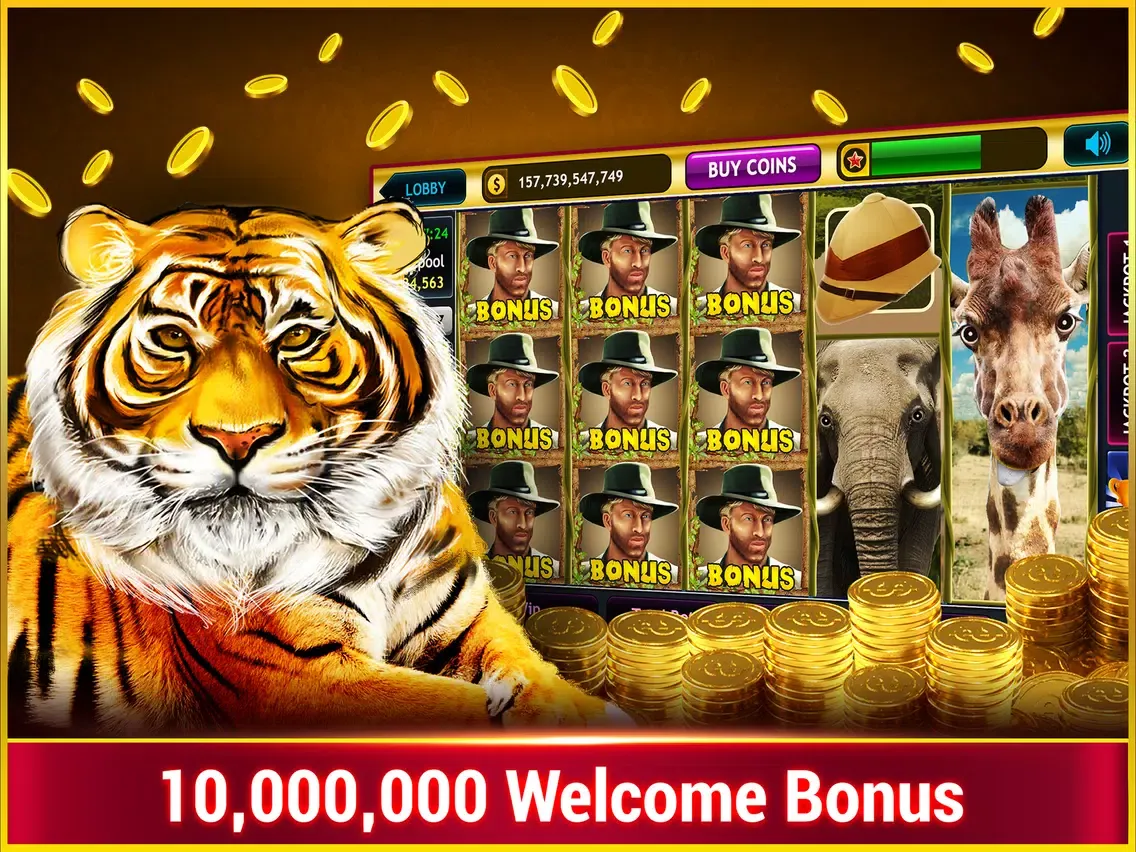 Wild Safari Slots : Lucky Vegas Casino iPad 應用截圖
