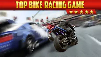 Screenshot di 3D Motor-Bike Drag Race: Real Driving Simulator Racing Game