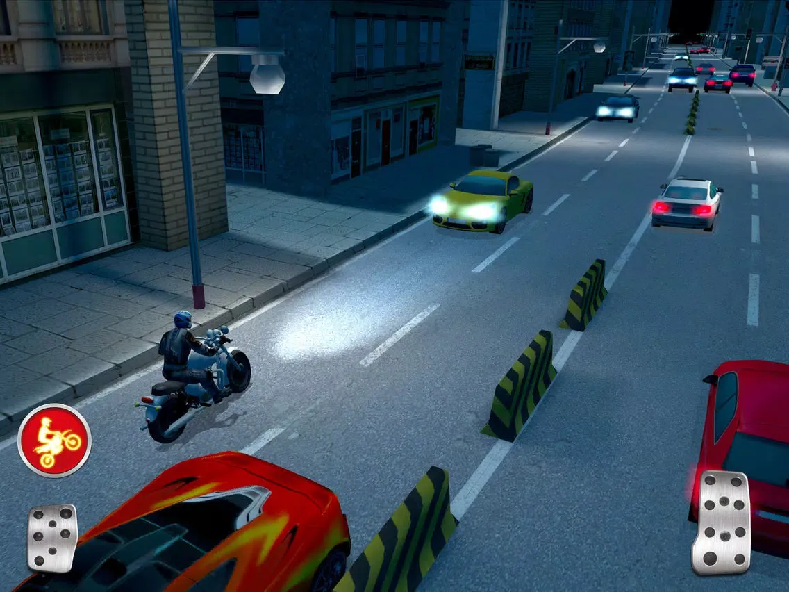 ภาพหน้าจอของ Bike Traffic Rider an Extreme Real Endless Road Racer Racing Game iPad 