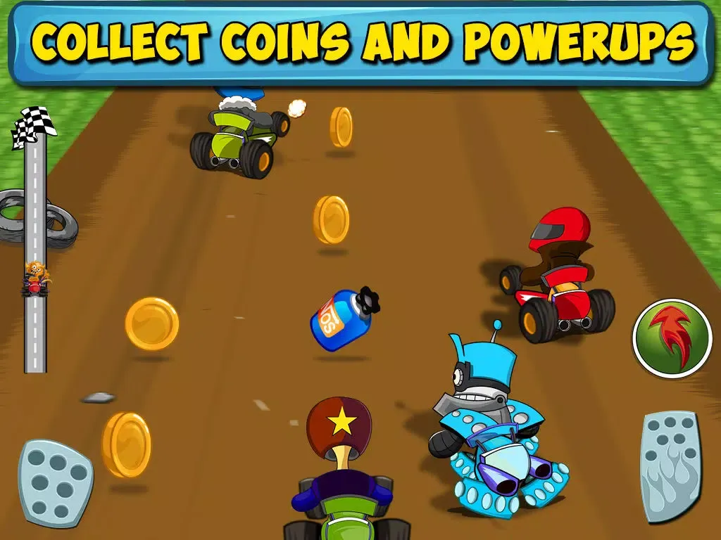 Crazy Go Kart Racing Rivals - Real Endless Car Race Driving Simulator iPad 应用截图