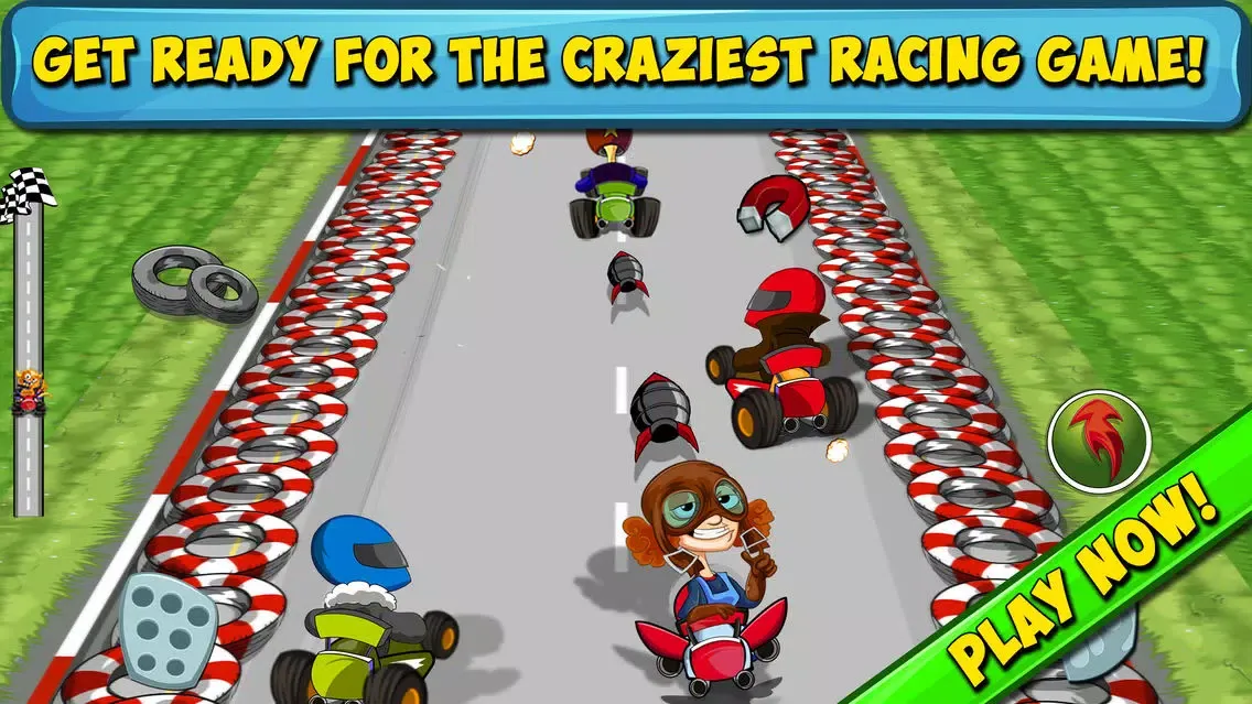 Crazy Go Kart Racing Rivals - Real Endless Car Race Driving Simulator应用截图