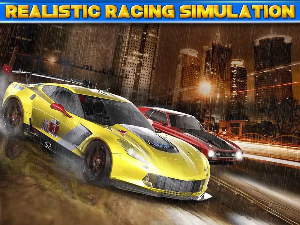 Tangkapan skrin 3D Car Motor-Racing Chase Race - Real Traffic Driving Racer Simulator Game iPad 