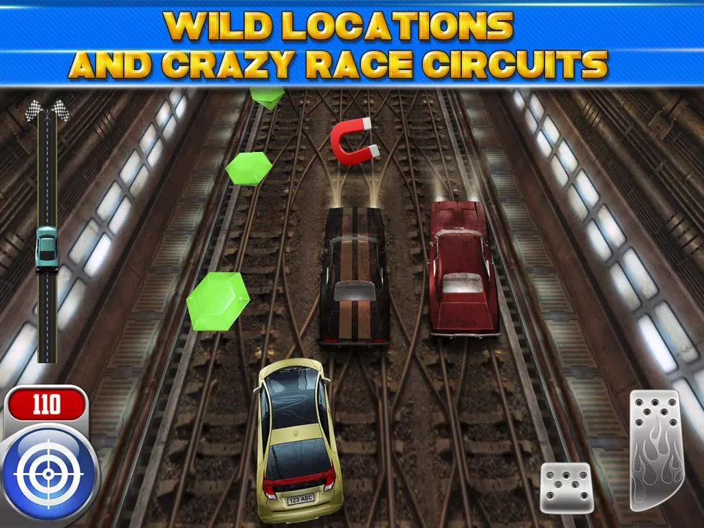 Tangkapan skrin 3D Car Motor-Racing Chase Race - Real Traffic Driving Racer Simulator Game iPad 