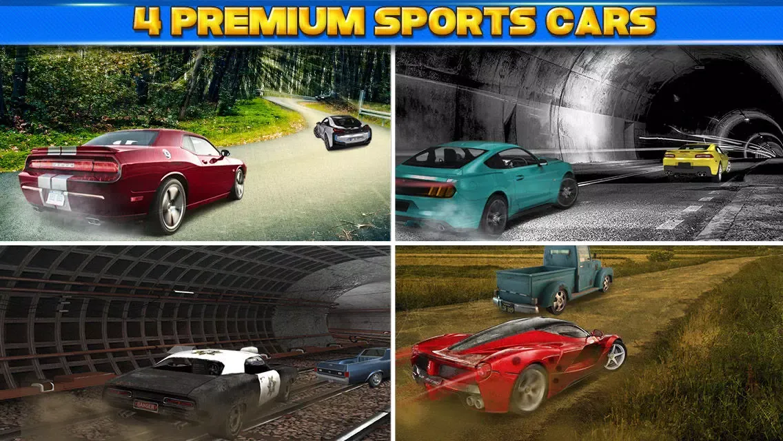 Tangkapan skrin 3D Car Motor-Racing Chase Race - Real Traffic Driving Racer Simulator Game