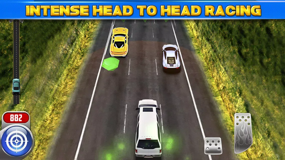 Tangkapan skrin 3D Car Motor-Racing Chase Race - Real Traffic Driving Racer Simulator Game