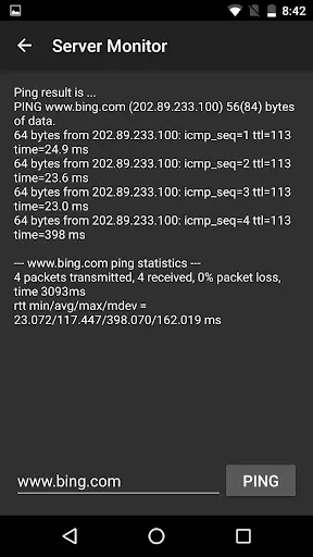 Captures d'écran de Server & Website Monitor Pro
