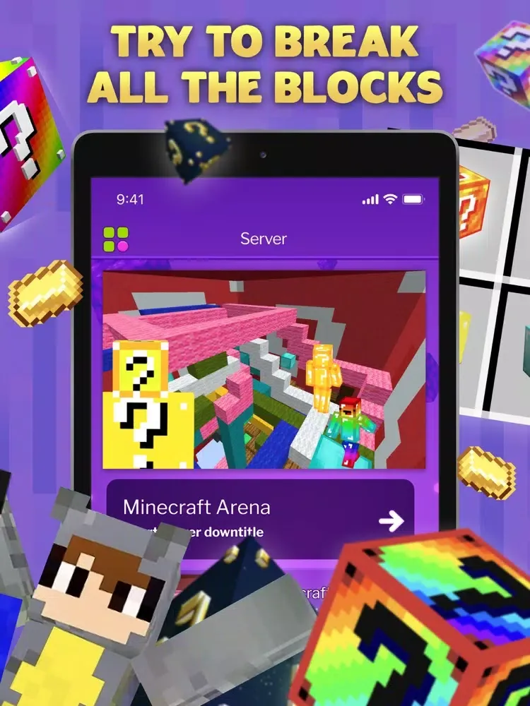 Lucky Block Mods for Minecraft iPad  سکرین شاٹس