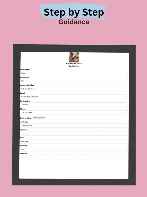 Resume Maker:AI resume builder iPad स्क्रीनशॉट