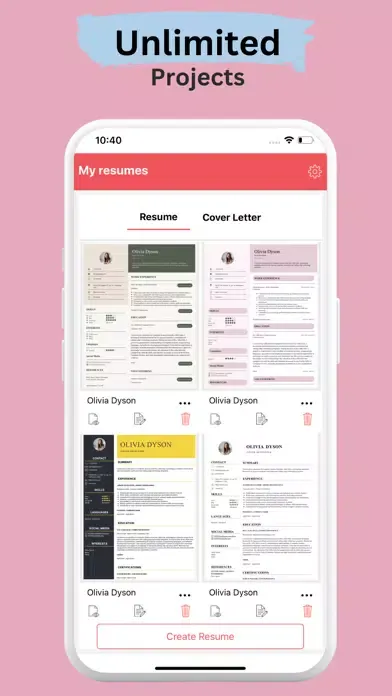 Resume Maker:AI resume builder स्क्रीनशॉट