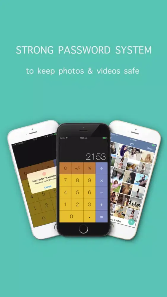 iCalculator+ - keep lock private photo vault safe 스크린샷