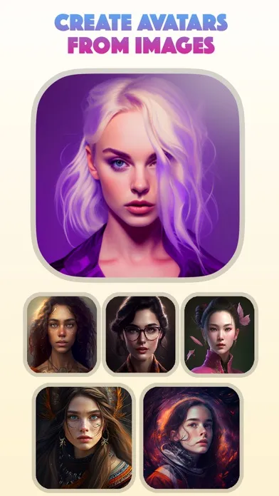 Tangkapan skrin Lucy AI : Art & Magic Avatar