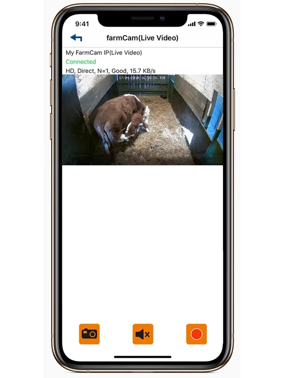 Zrzuty ekranu farmCam iPad 