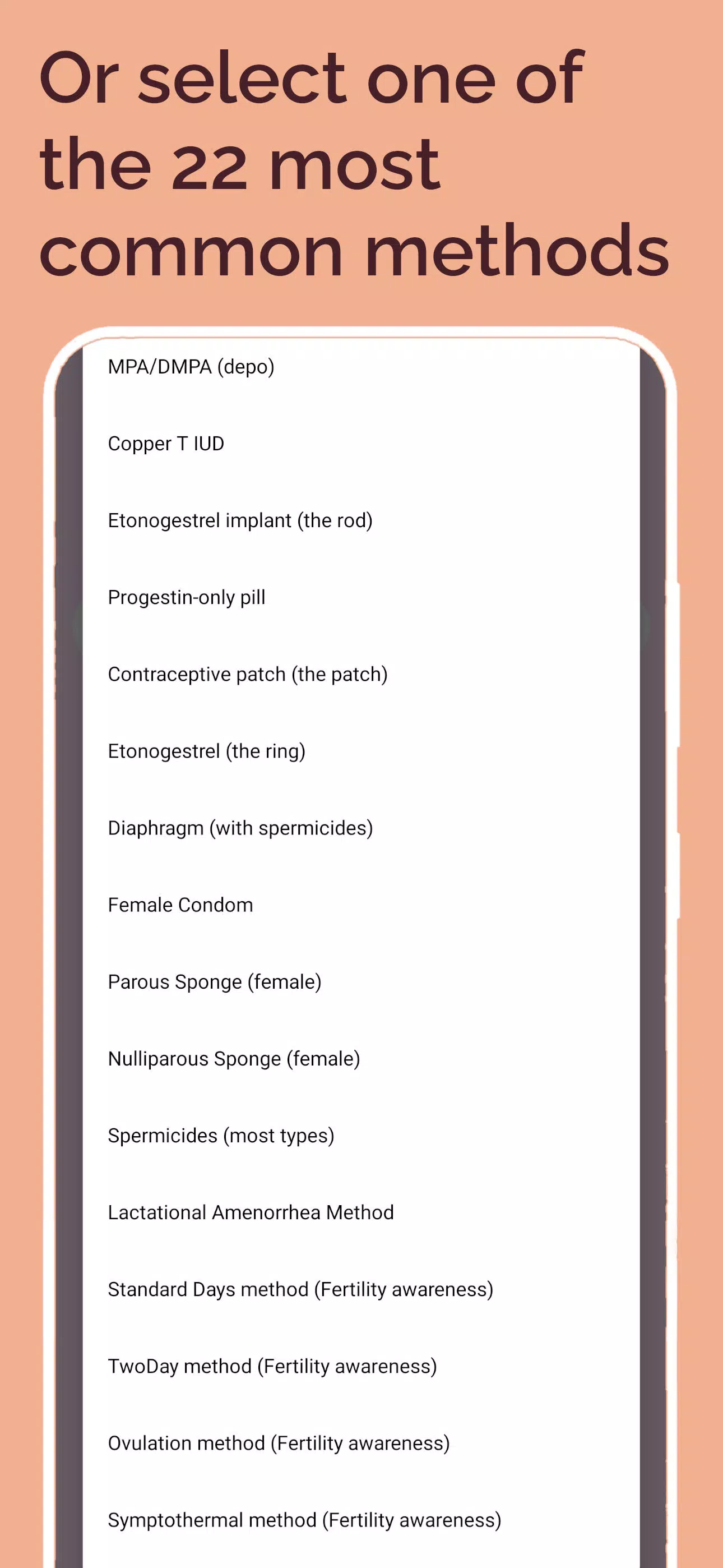 Pregnancy Chance Calculator Screenshots