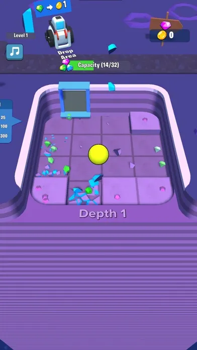 Capturas de tela do Hop and Dig