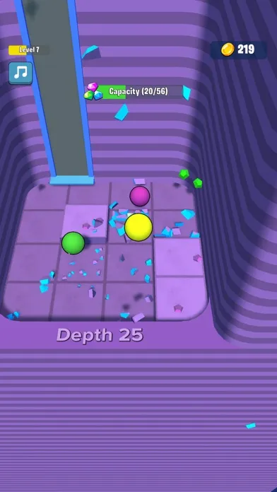 Capturas de tela do Hop and Dig