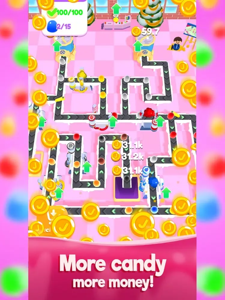 My Candy Factory iPad  Ekran Görüntüleri