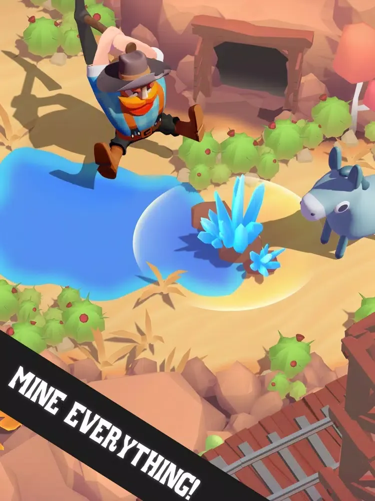 Tangkapan skrin Mining Frenzy iPad 