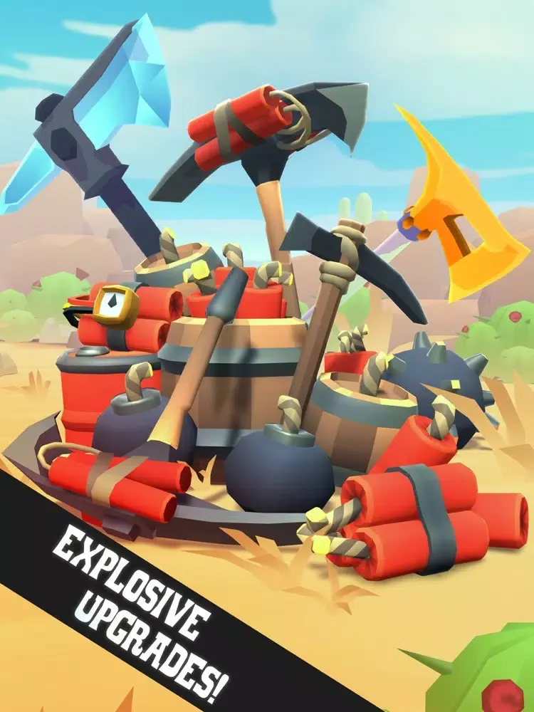 Tangkapan skrin Mining Frenzy iPad 