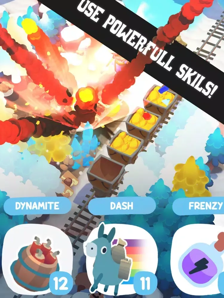 Tangkapan skrin Mining Frenzy iPad 