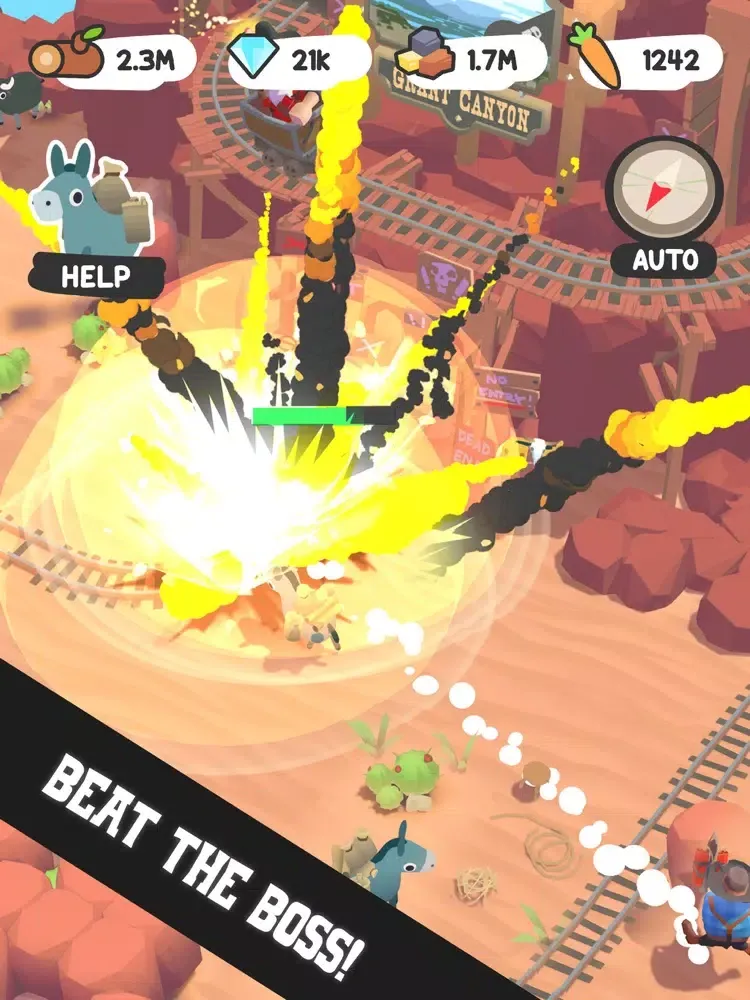 Tangkapan skrin Mining Frenzy iPad 