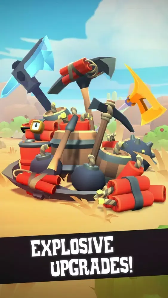 Tangkapan skrin Mining Frenzy
