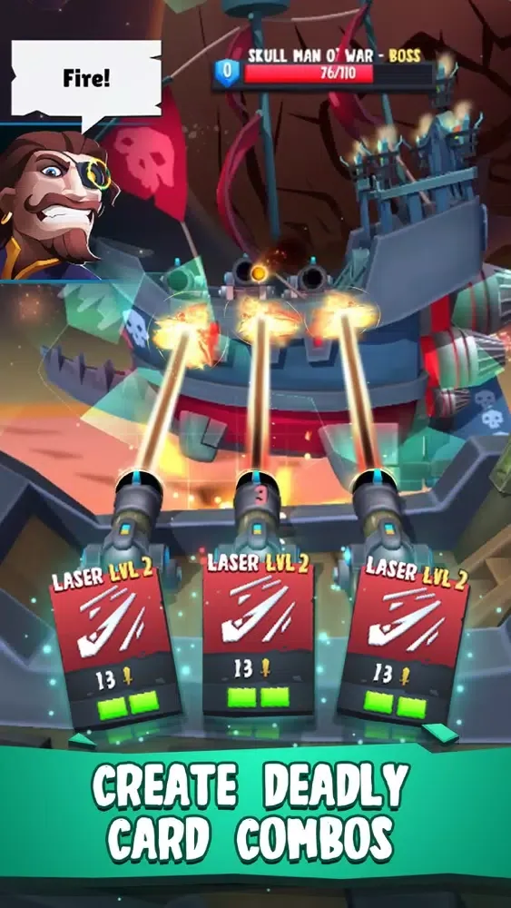 Tangkapan skrin Space Pirate Battle