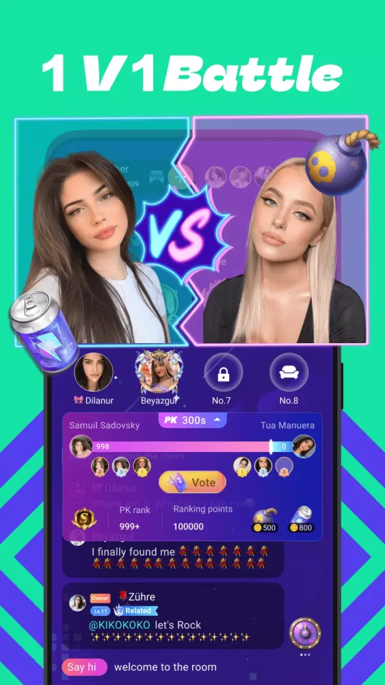 Captures d'écran de GOGO-Chat room&ludo games