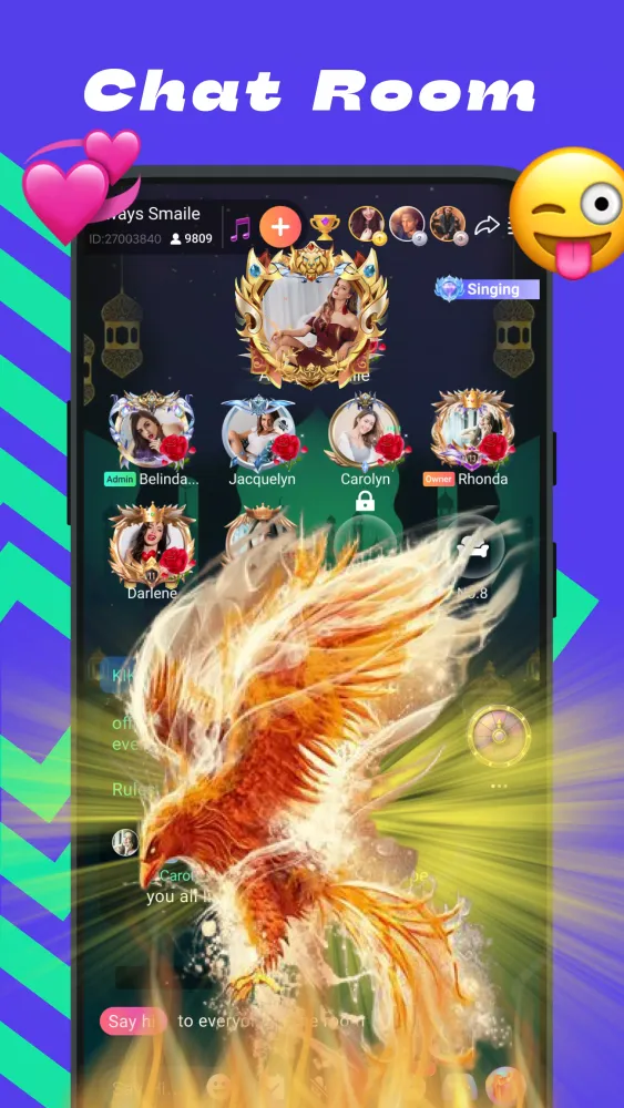 Captures d'écran de GOGO-Chat room&ludo games