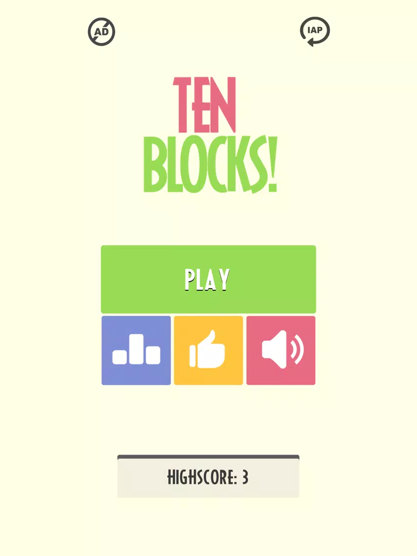 Puzzle Ten Blocks iPad  স্ক্রিনশট