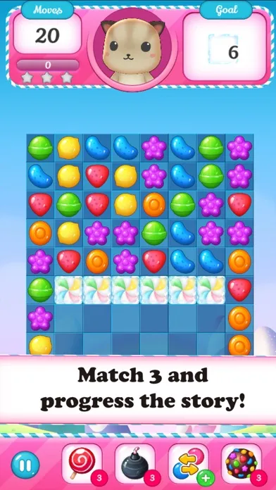 Animal Ville - Match 3 Puzzle سکرین شاٹس