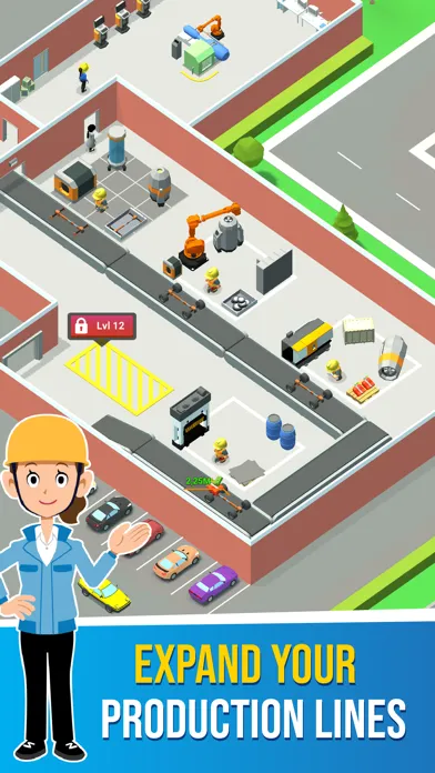 Polly’s Car Factory Tycoon應用截圖