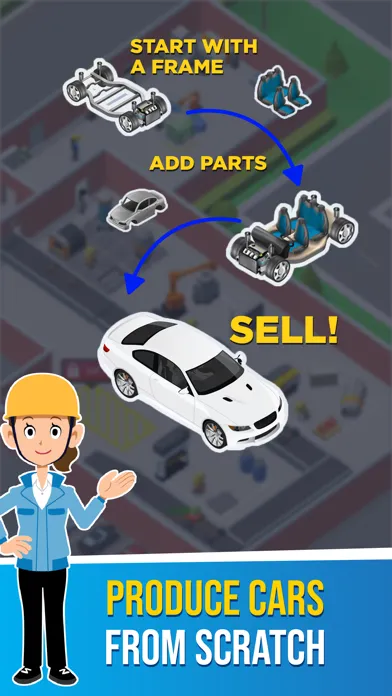 Polly’s Car Factory Tycoon應用截圖