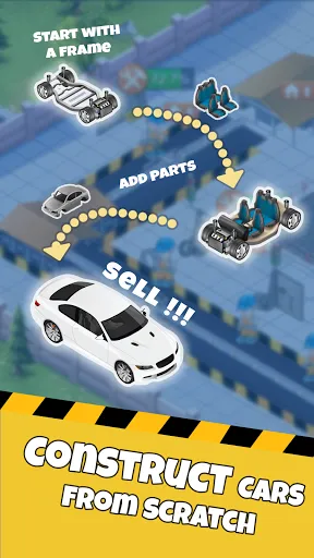 Idle Car Factory: Car Builder Screenshots