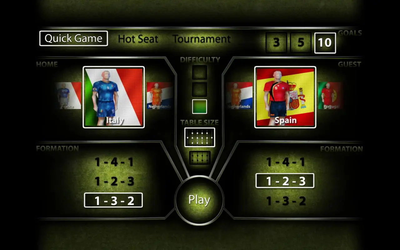 Скриншоты Foosball cup