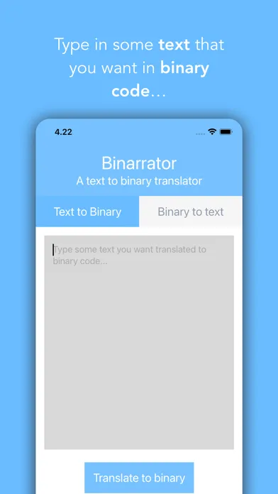 Binarrator - binary translator स्क्रीनशॉट
