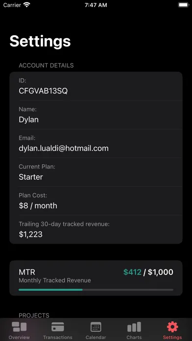 صور RCKit - RevenueCat Dashboard