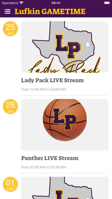 ภาพหน้าจอของ Lufkin Gametime