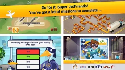 Tangkapan skrin Super JetFriends – Games and Adventures at the Airport!