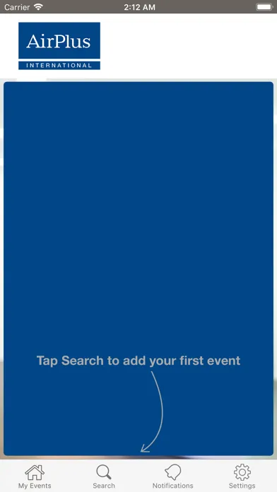 AirPlus Events應用截圖