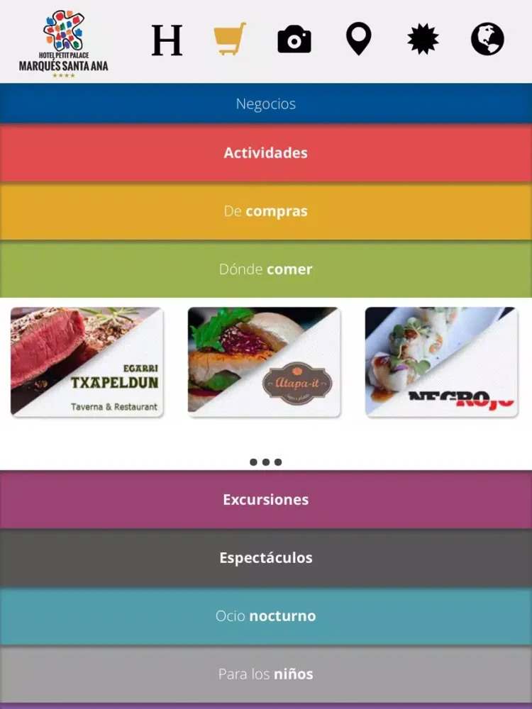 Hotel Petit Palace Marques Santa Ana iPad  스크린샷