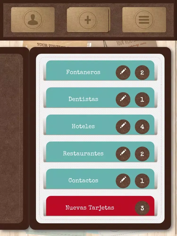 My Cards - Tus Tarjetas de Visita iPad  स्क्रीनशॉट