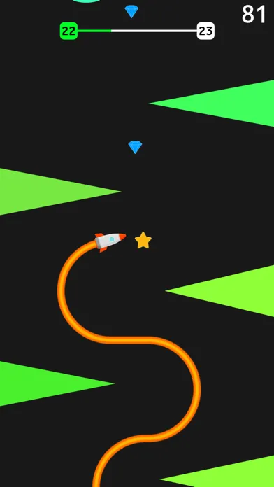 Capturas de tela do Snake Dance