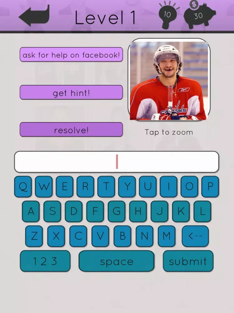 Скриншоты Hockey Players Icon Quiz iPad 