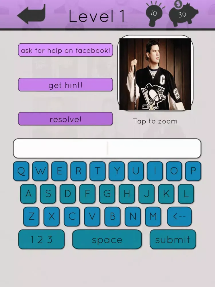 Скриншоты Hockey Players Icon Quiz iPad 