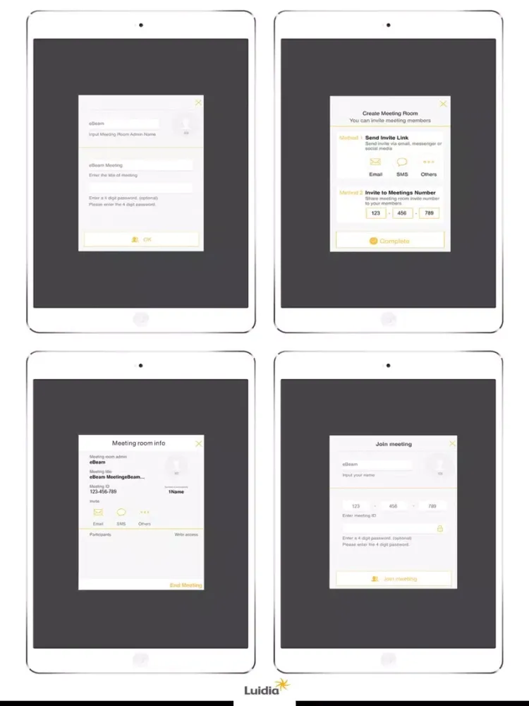 eBeam meeting (for Smartpen) iPad  سکرین شاٹس