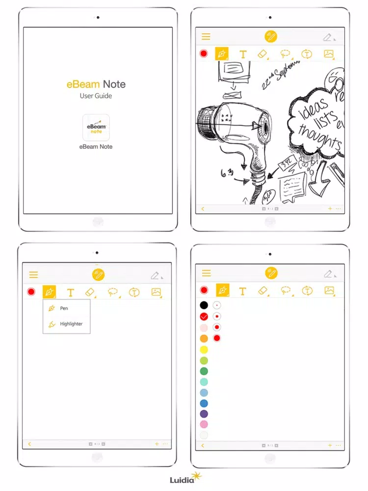 Screenshot di eBeam note (for Smartpen) iPad 