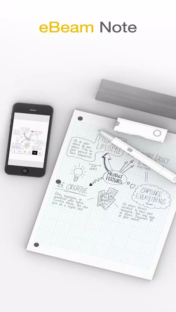 Screenshot di eBeam note (for Smartpen)