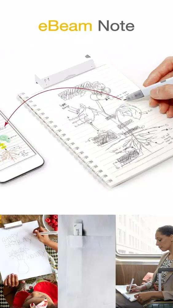 Screenshot di eBeam note (for Smartpen)