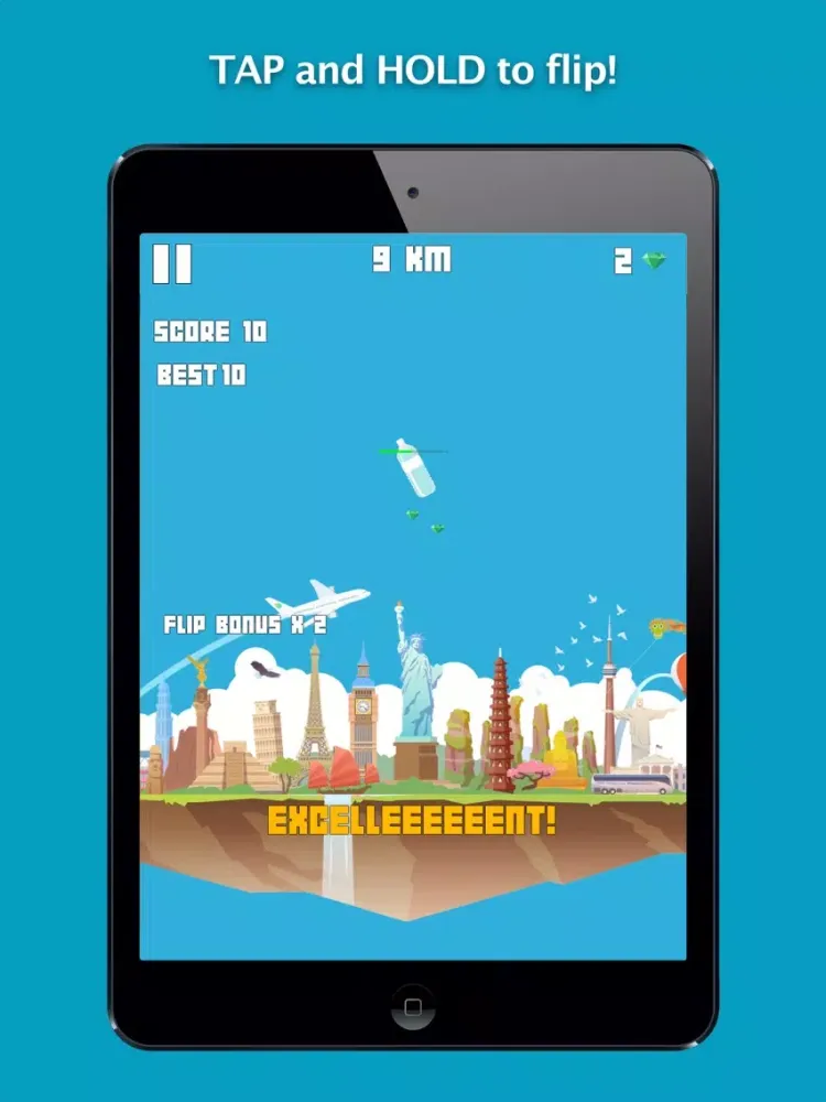 Flip the Bottle Extreme 360 iPad  Screenshots