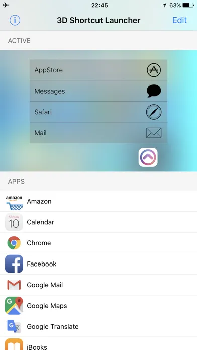 3D Shortcut Launcher Screenshots